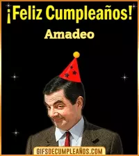 GIF Feliz Cumpleaños Meme Amadeo